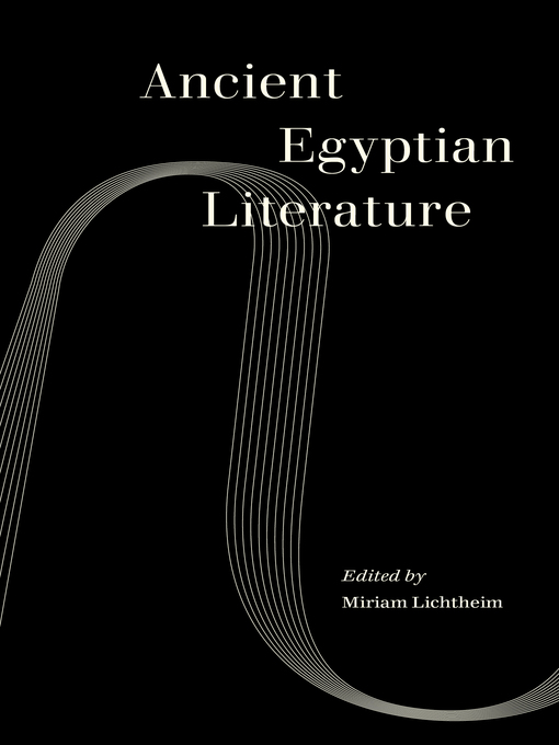 Title details for Ancient Egyptian Literature by Miriam Lichtheim - Available